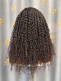 VV  Pixie Curly Half Wig  #1B