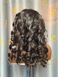 RC Loose Wave Wig 3 Bundles Made  #1B
