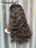 Affordable Raw Body Wave Wig 3.5 Bundles Made