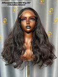 Affordable Raw Body Wave Wig 3 Bundles Made
