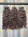 Affordable Raw Burmese Curly Bundle Weft - #1B