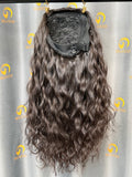 Affordable Raw India Wave Half Wig #1B