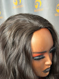 Affordable Raw India Wave Half Wig #1B