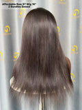 Affordable Raw Straight Wig 2 Bundles Made