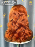 Affordable Raw Wig #350 Ginger Color Body Wave Wig