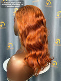 Affordable Raw Wig #350 Ginger Color Body Wave Wig