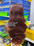 Virgin Cambodia Auburn Brown Color Wig
