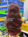 Virgin Cambodia Auburn Brown Color Wig