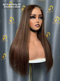 B2/5# HD Wig Raw Hair Precolored