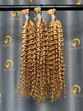 #27/30/613 Deep Curly Bulk Hair for Bobo Braiding