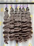 Raw Crochet Hair India Wave - 50G 40PCS/Pack （7-10 Days for Production）