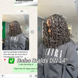 #1B Deep Wave Bulk Hair for Bobo Braiding