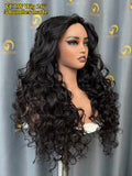 Virgin Cambodia Loose Wave Half Wig #1B