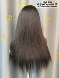 Virgin Cambodia Light Yaki Straight Half Wig #1B