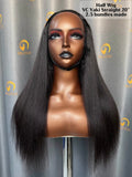Virgin Cambodia Light Yaki Straight Half Wig #1B