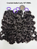 Virgin Cambodia Crochet Hair India Curly - 50G 40PCS（7-10 Days for Production）