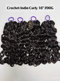 Virgin Cambodia Crochet Hair India Curly - 50G 40PCS（7-10 Days for Production）