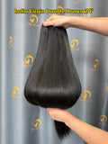 Virgin India Double Drawn Straight Bundles #1B