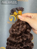 Virgin Vietnamese #2 Burmese Spiral Keratins Tips (7-10 Days for Production)