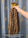 Virgin Vietnamese #4/27 Highlight Deep Curly Keratins Tips (7 Days for Production)