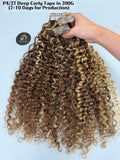 P4/27 Deep Curly Tape in -50G (7-10 Days for Production)
