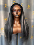 B1/Grey# HD Wig  Affordable Raw Precolored