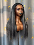 B1/Grey# HD Wig  Affordable Raw Precolored
