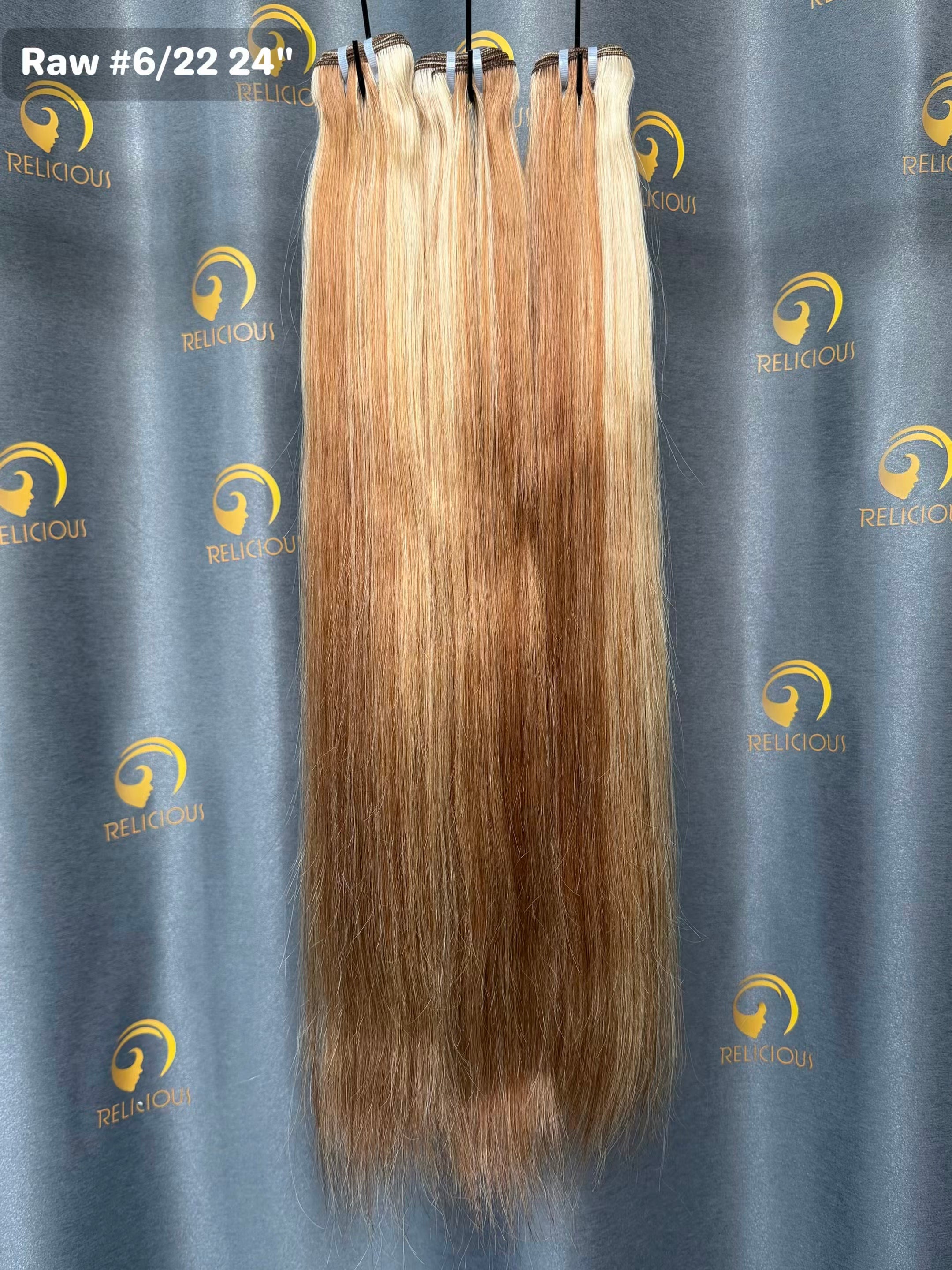 #6/22 Bundles Raw Hair Precolored
