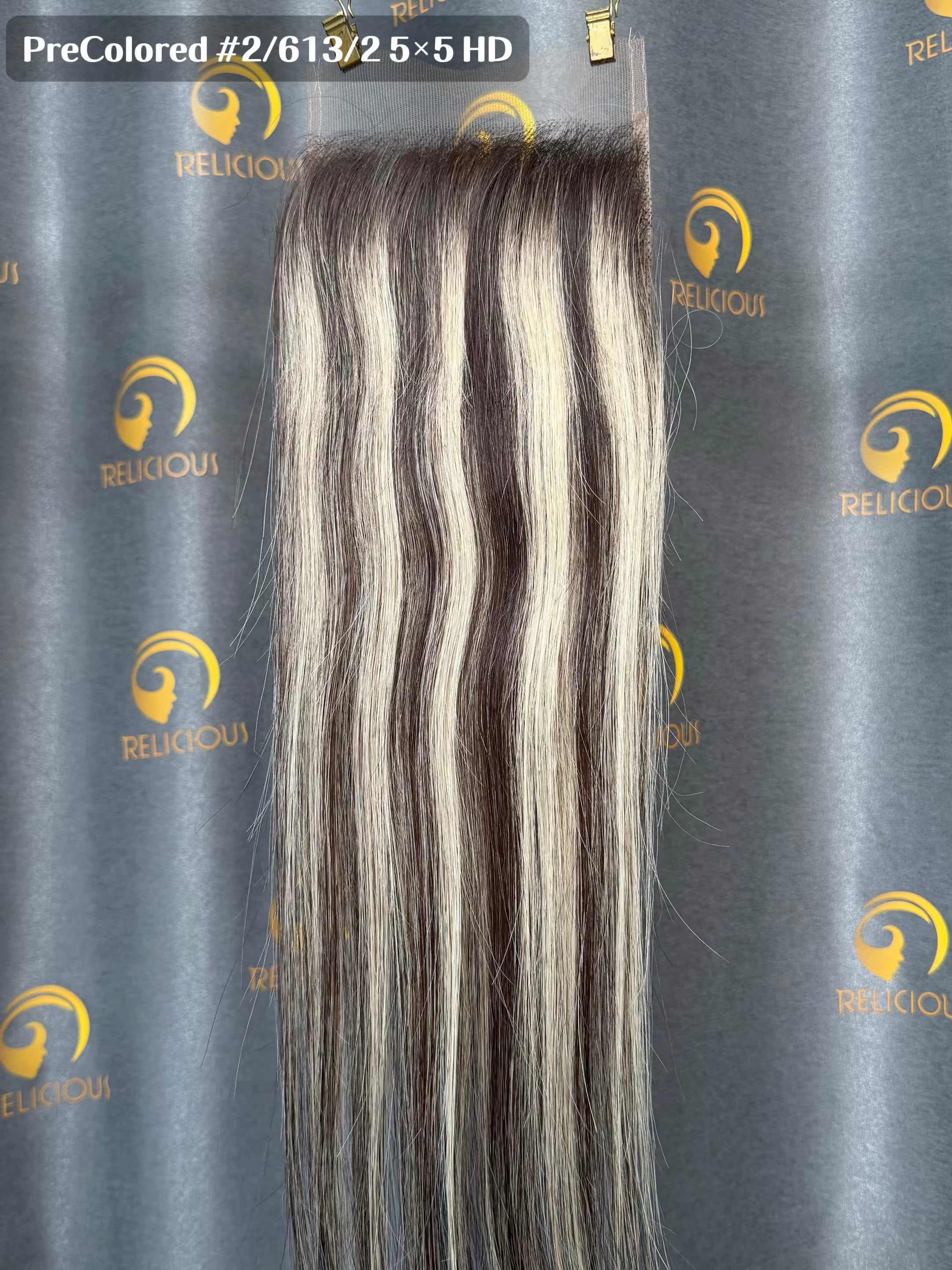 PreColored #2/613/2 HD Lace Closure