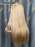 PreColored #2/8/24 HD Wig Luxury Virgin Hair