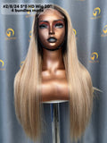 PreColored #2/8/24 HD Wig Luxury Virgin Hair