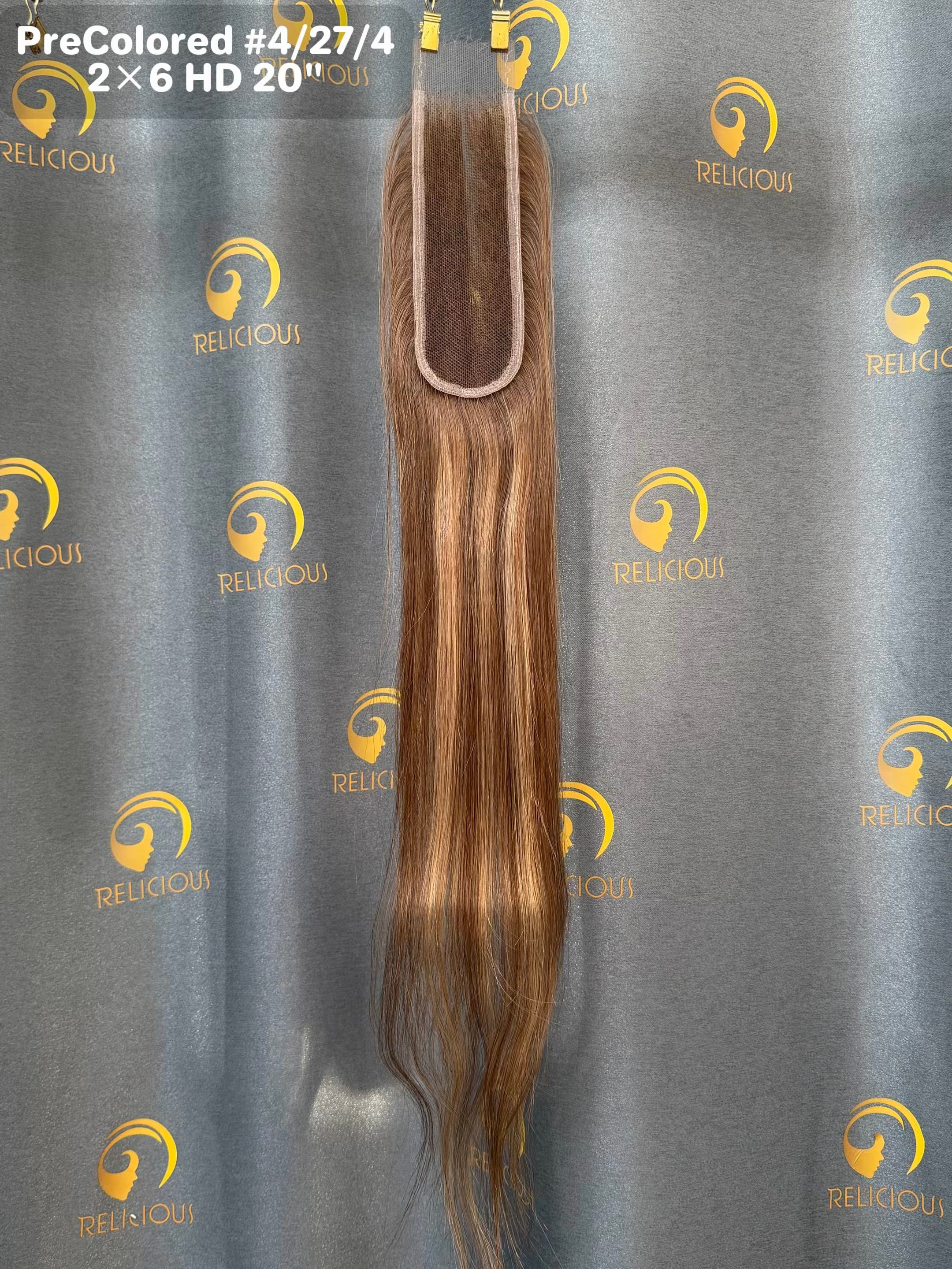 PreColored #4/27/4 HD Lace Closure