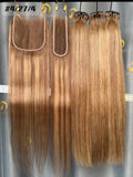 PreColored  #4/27/4 Bundles Luxury Virgin Hair (2x6 HD & 5x5 HD instock)