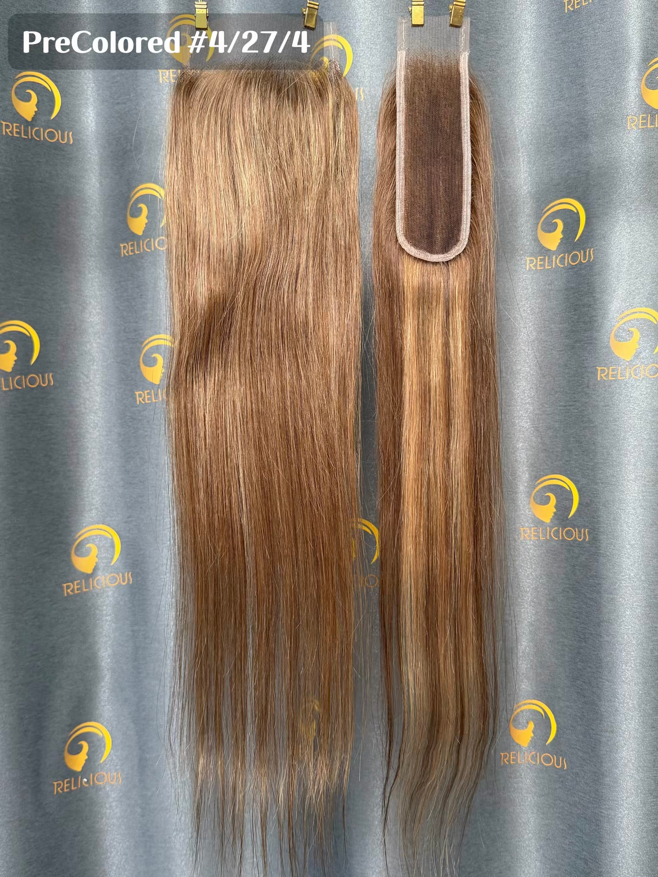 PreColored #4/27/4 HD Lace Closure