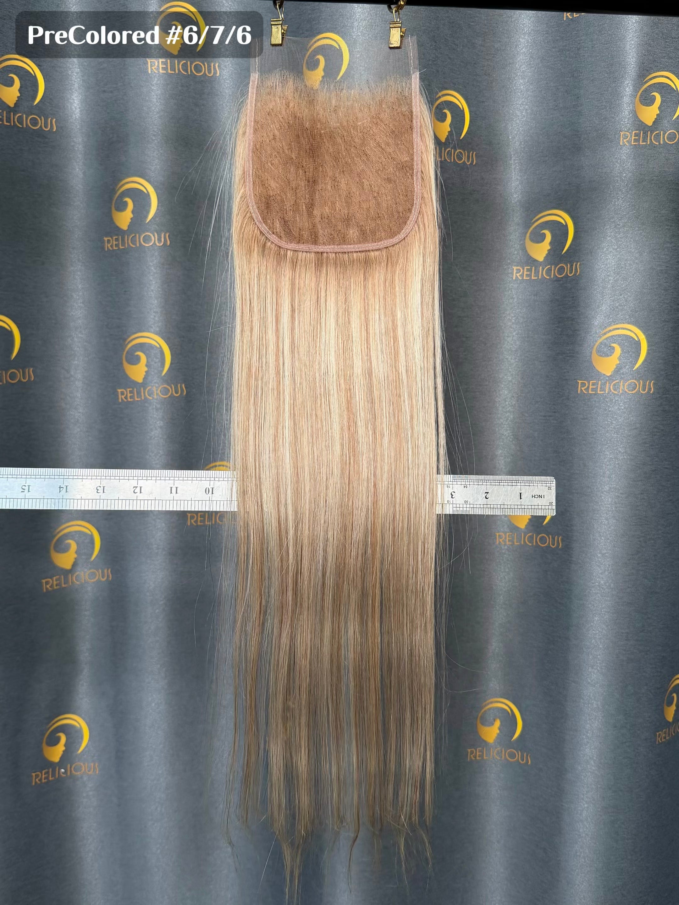 PreColored #6/7/6 HD Lace Closure
