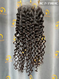 Raw Cambodia 7*7 Lace Italian Curly(2-3 Days for Production)