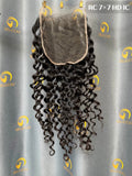 Raw Cambodia 7*7 Lace Italian Curly(2-3 Days for Production)