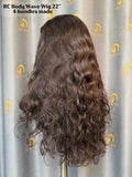 RC Body Wave Wig 4 Bundles Made #1B