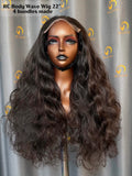RC Body Wave Wig 4 Bundles Made #1B