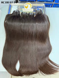 Raw Cambodia Double Drawn Straight Half Wig #1B