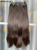 Raw Cambodia Double Drawn Straight Half Wig #1B