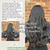 RC DD Straight Wig (3 Bundles Made)