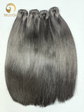 RC Double Drawn Jet Black Straight Bundle