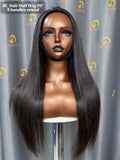 RC Straight Single Drawn Half Wig #1B