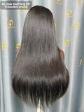 RC Straight Single Drawn Half Wig #1B