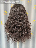 RC Loose Deep Wave Wig 3 Bundles Made  #1B