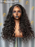 RC Loose Deep Wave Wig 3 Bundles Made  #1B