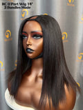 Raw Cambodia U Part  Straight Wig