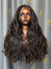 RC DD Body Wave Wig (4 Bundles Made )
