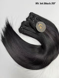 Raw Vietnamese Straight Bundle Weft - Jet Black